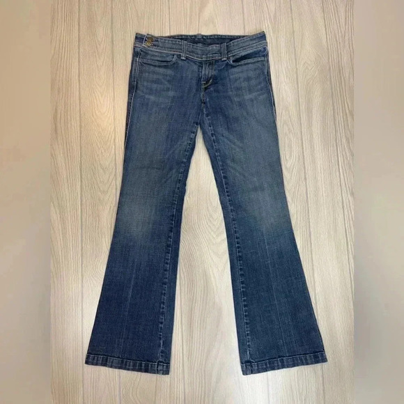 Citizens of Humanity Y2K Low Rise Flare Medium Wash Blue Jeans size 29 - Picture 15 of 16